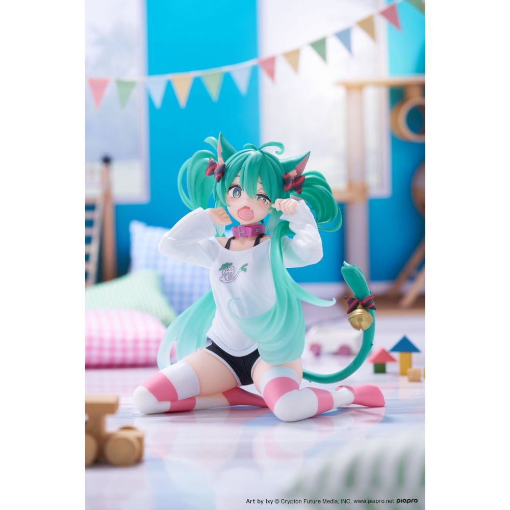 HATSUNE MIKU Desktop Cute Figure ~Cat Ear T-Shirt ver.~