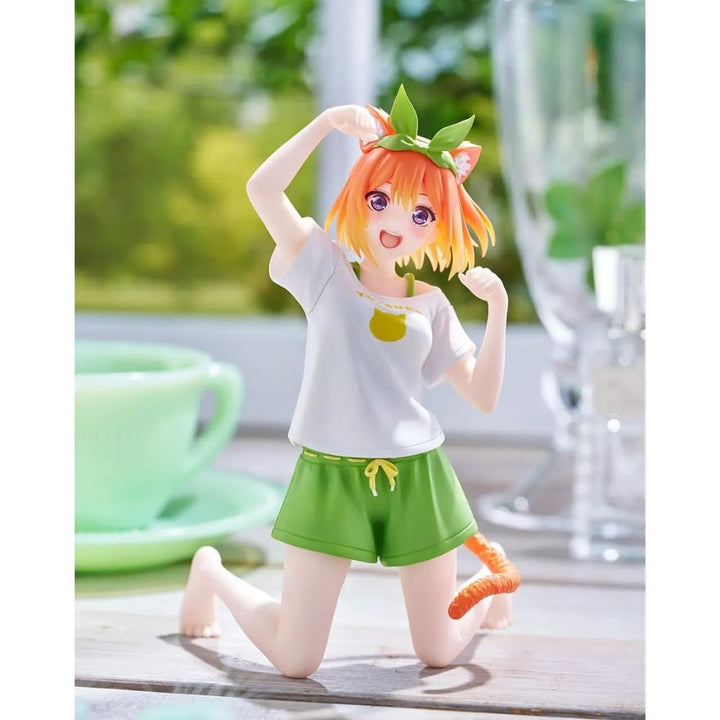THE QUINTESSENTIAL QUINTUPLETS∬ Desktop Cute Figure YOTSUBA NAKANO ~Original Cat Room Wear ver.~