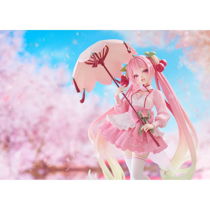 HATSUNE MIKU SAKURA MIKU Amp+ Figure ~Sakura Dress ver.