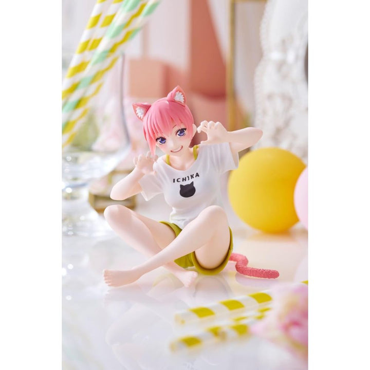 [Box Damage]THE QUINTESSENTIAL QUINTUPLETS∬ Desktop Cute Figure ICHIKA NAKANO ~Original Cat Room Wear ver.~
