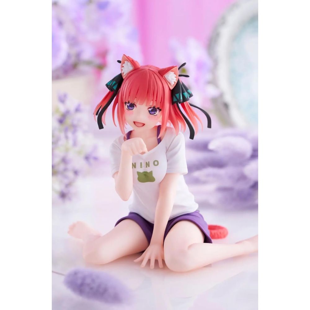 [Box Damage]THE QUINTESSENTIAL QUINTUPLETS∬ Desktop Cute Figure NINO NAKANO ~Original Cat Room Wear ver.~