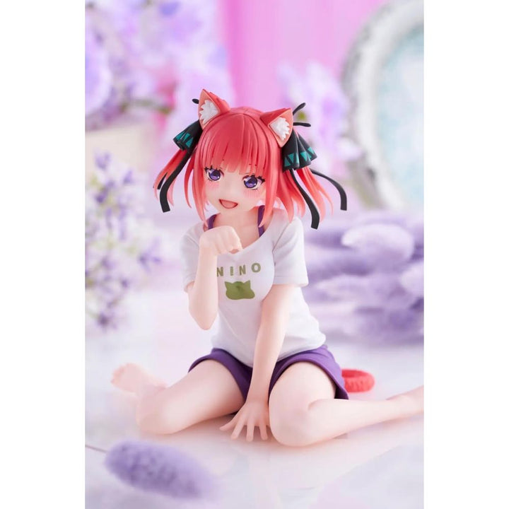 [Box Damage]THE QUINTESSENTIAL QUINTUPLETS∬ Desktop Cute Figure NINO NAKANO ~Original Cat Room Wear ver.~