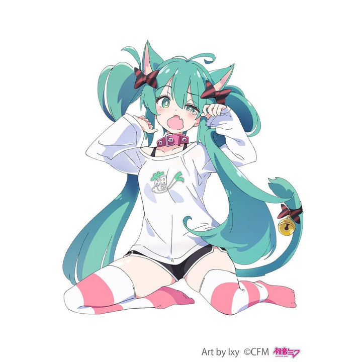 HATSUNE MIKU Desktop Cute Figure ~Cat Ear T-Shirt ver.~