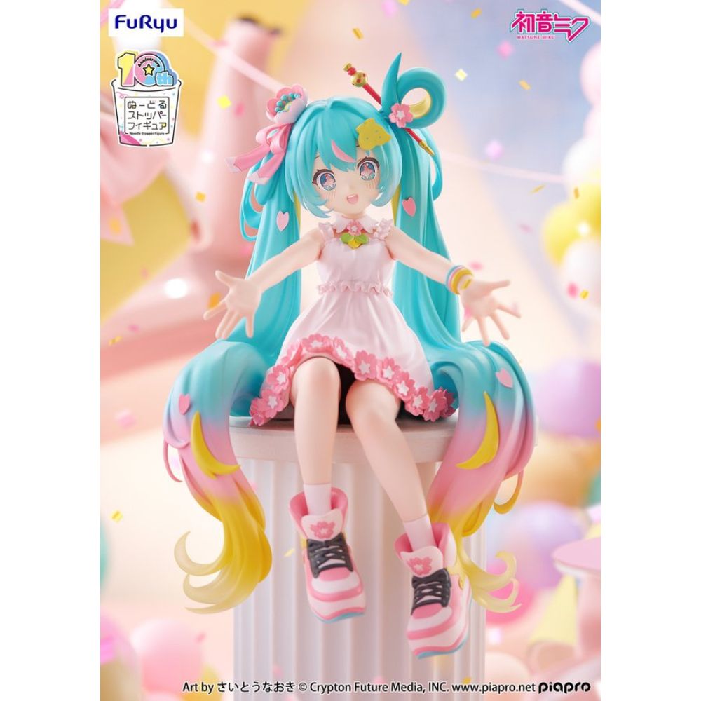 HATSUNE MIKU Noodle Stopper Figure -10th Anniversary-