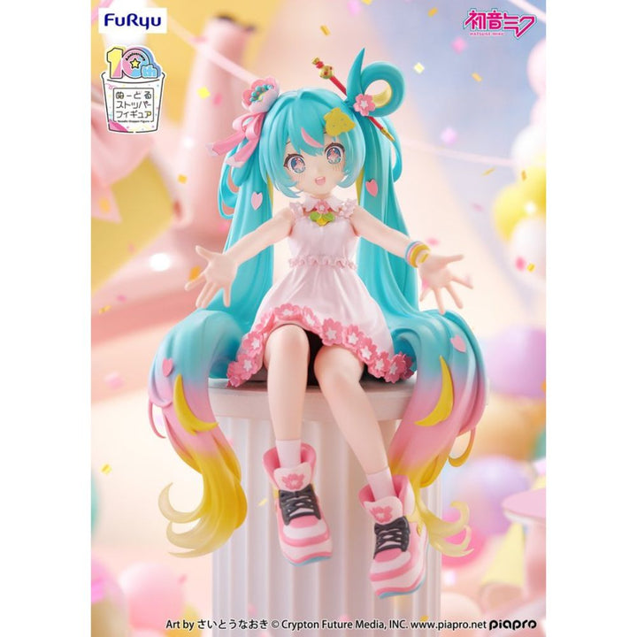 HATSUNE MIKU Noodle Stopper Figure -10th Anniversary-