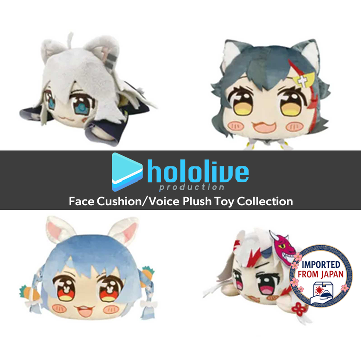 HOLOLIVE Face Cushion/Voice Plush Toy -P