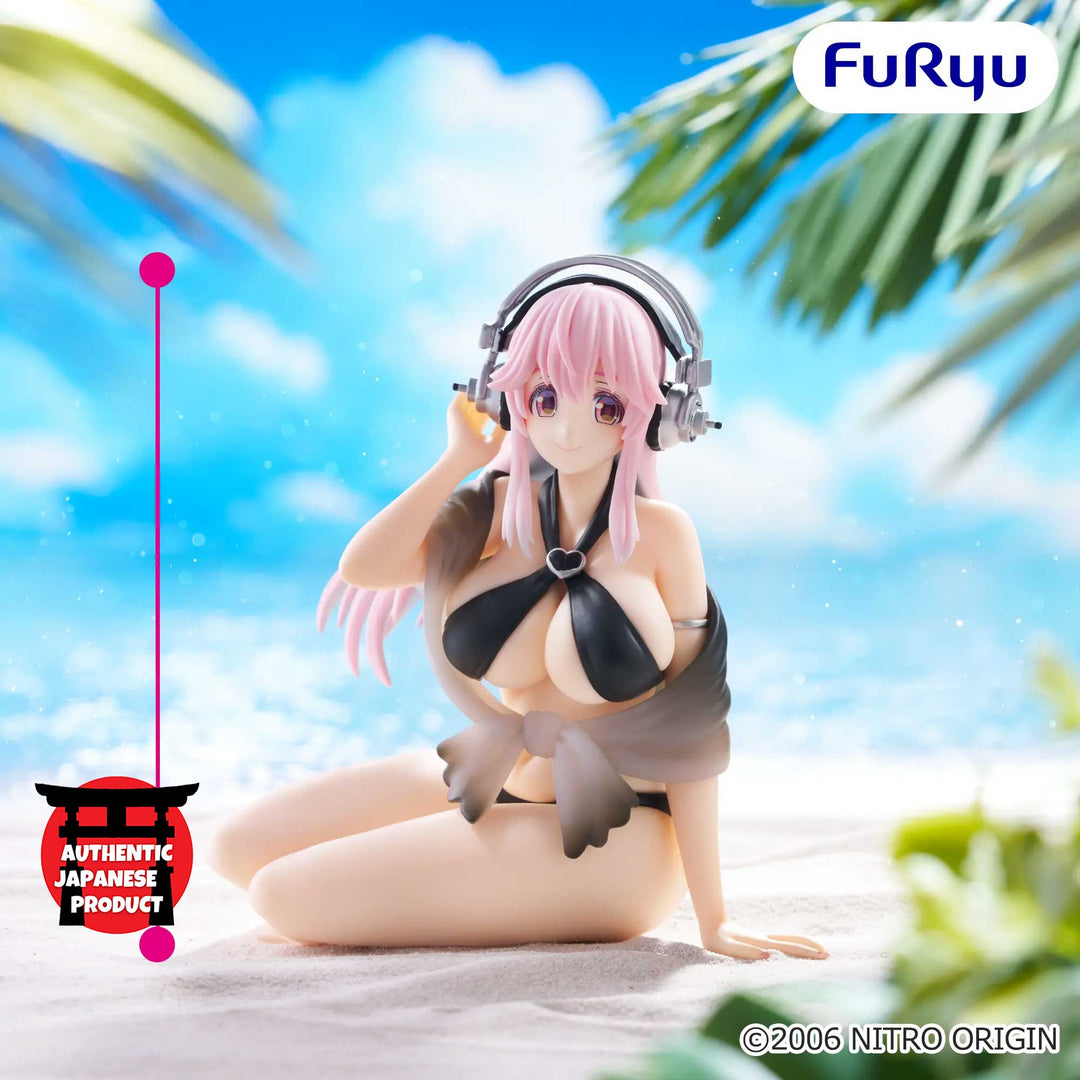 SUPER SONICO Noodle Stopper Figure -Black Bikini ver.-