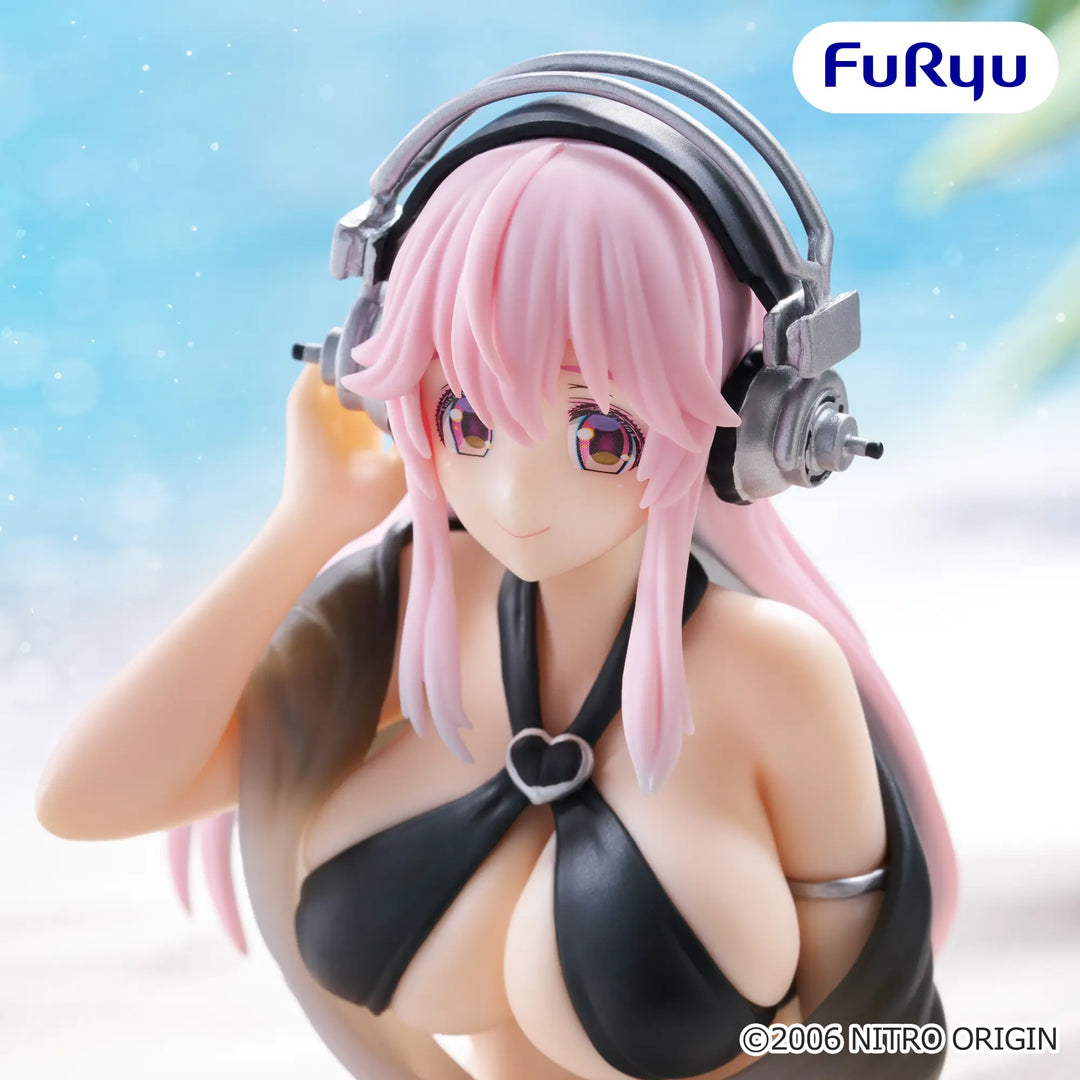 SUPER SONICO Noodle Stopper Figure -Black Bikini ver.-
