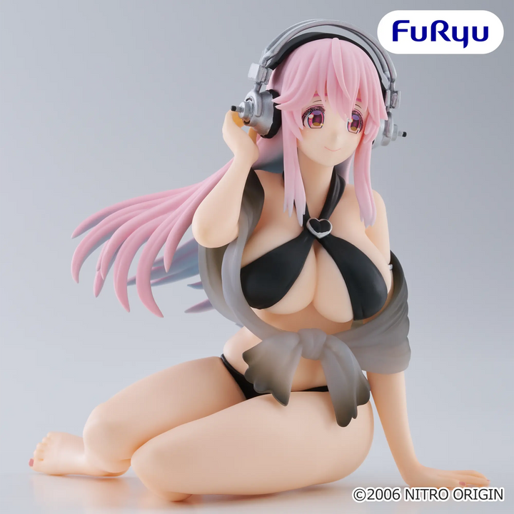 SUPER SONICO Noodle Stopper Figure -Black Bikini ver.-