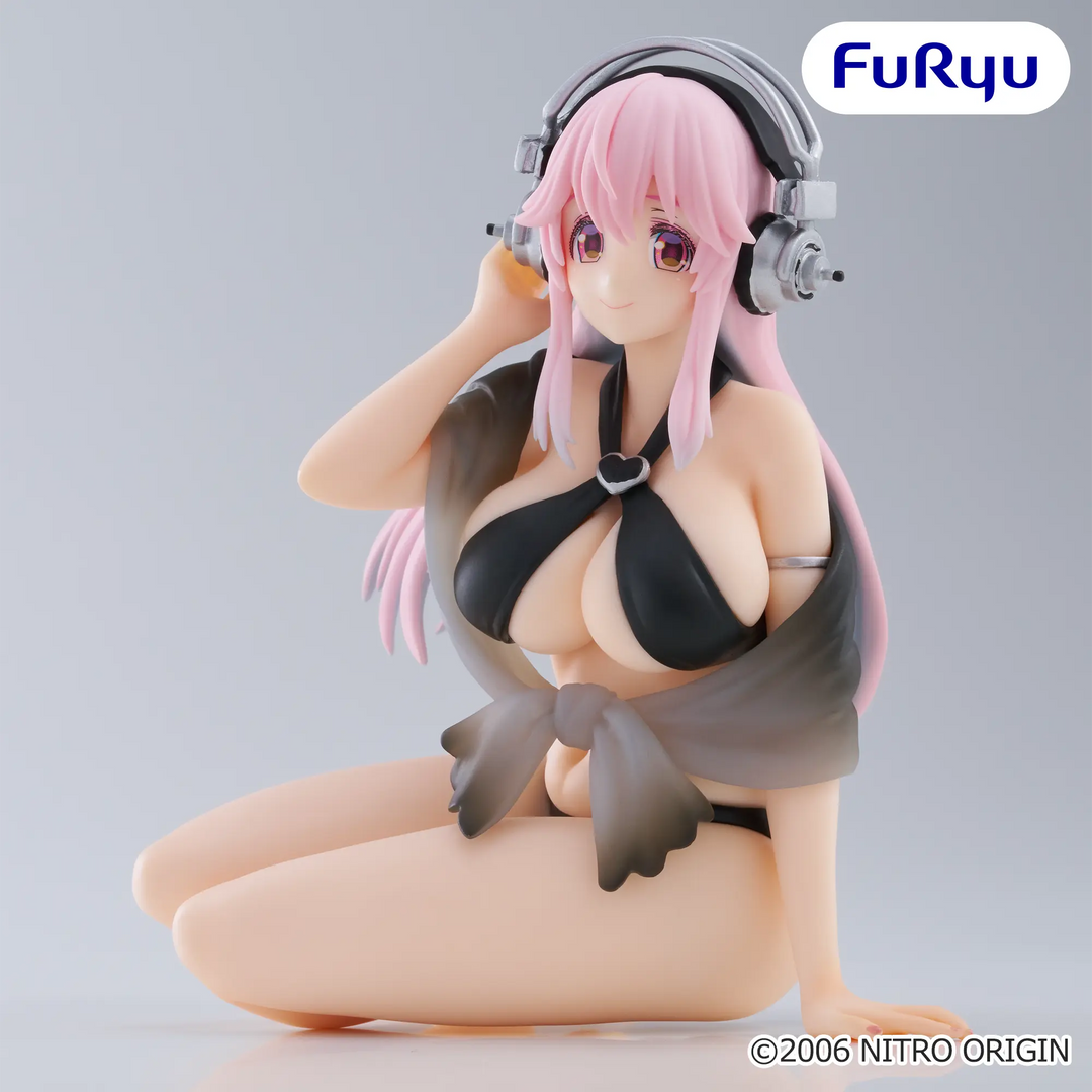 SUPER SONICO Noodle Stopper Figure -Black Bikini ver.-