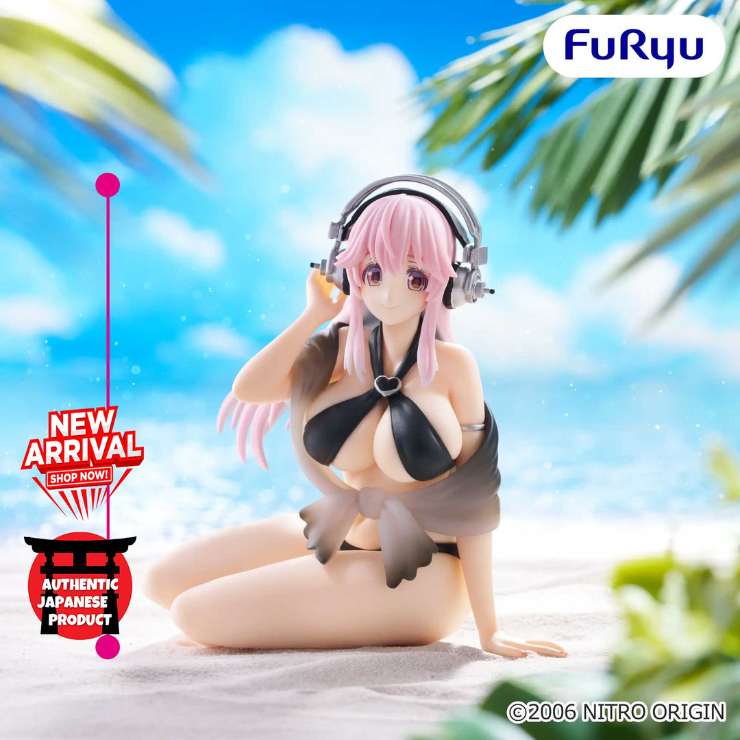 SUPER SONICO Noodle Stopper Figure -Black Bikini ver.-