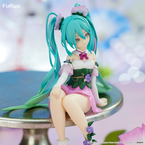 HATSUNE MIKU Noodle Stopper Figure Flower Fairy -Morning Glory Pink ver.-