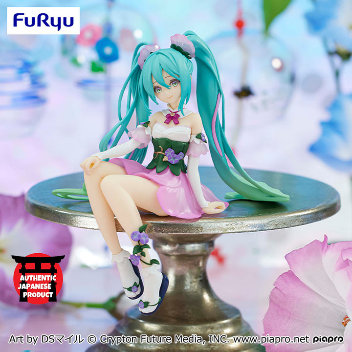 HATSUNE MIKU Noodle Stopper Figure Flower Fairy -Morning Glory Pink ver.-