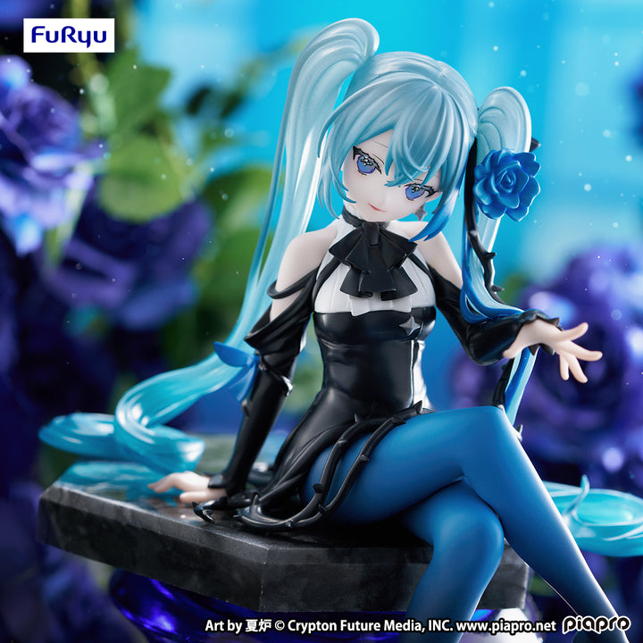 HATSUNE MIKU Noodle Stopper Figure Flower Fairy -Blue Rose-