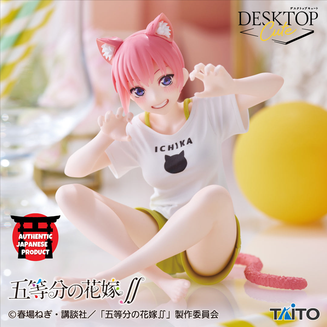 [Box Damage]THE QUINTESSENTIAL QUINTUPLETS∬ Desktop Cute Figure ICHIKA NAKANO ~Original Cat Room Wear ver.~