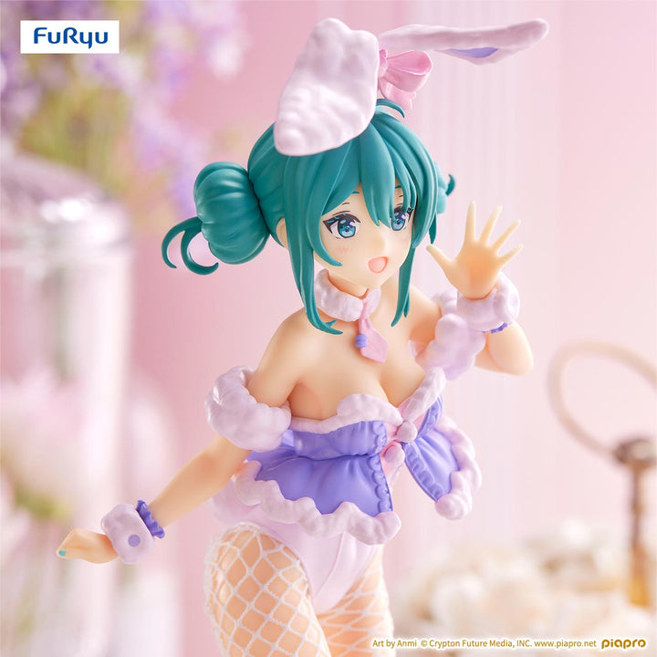 [Box Damage]HATSUNE MIKU BiCute Bunnies Figure -White Rabbit Lavender ver.-