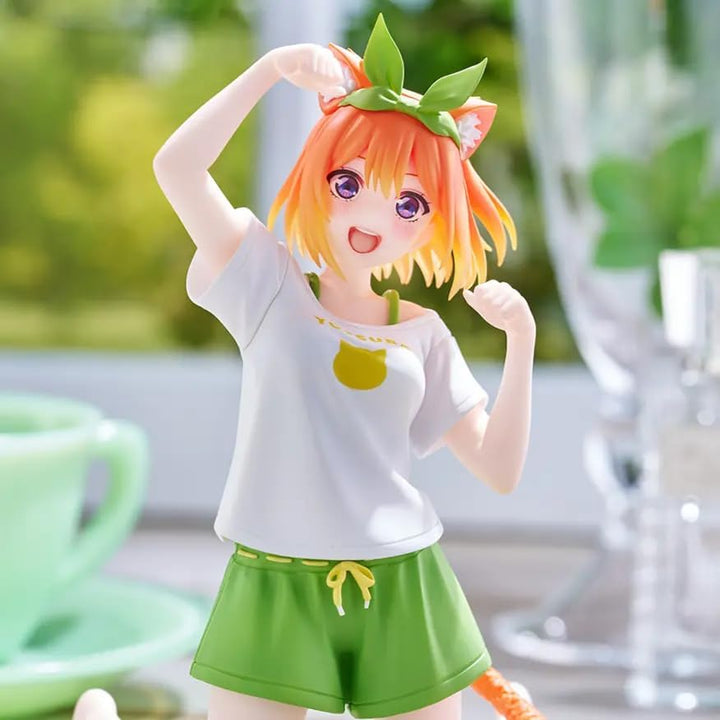 THE QUINTESSENTIAL QUINTUPLETS∬ Desktop Cute Figure YOTSUBA NAKANO ~Original Cat Room Wear ver.~