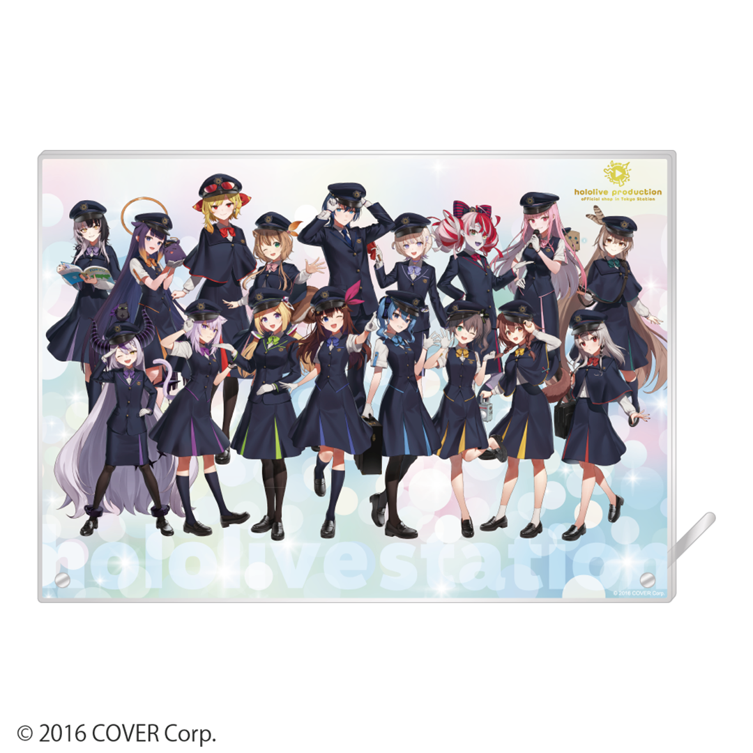 hololive Station A4 Size Acrylic Panel Vol.1
