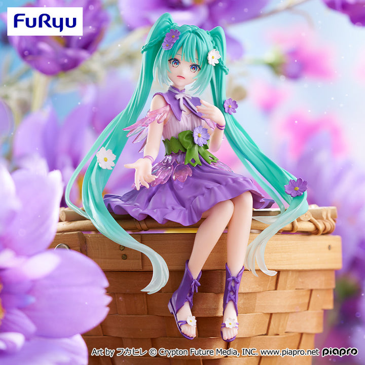 HATSUKE MIKU Noodle Stopper Figure Flower Fairy-Purple Cosmos-