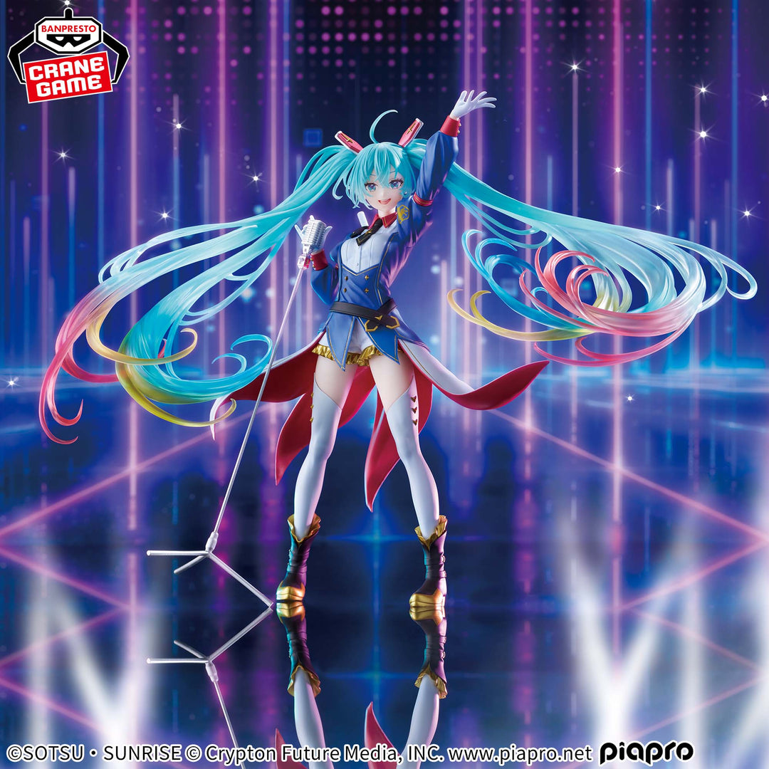 GUNDAM 45th Anniversary x HATSUKE MIKU Banprest Evolve -GUNDAM Collaboration- Figure