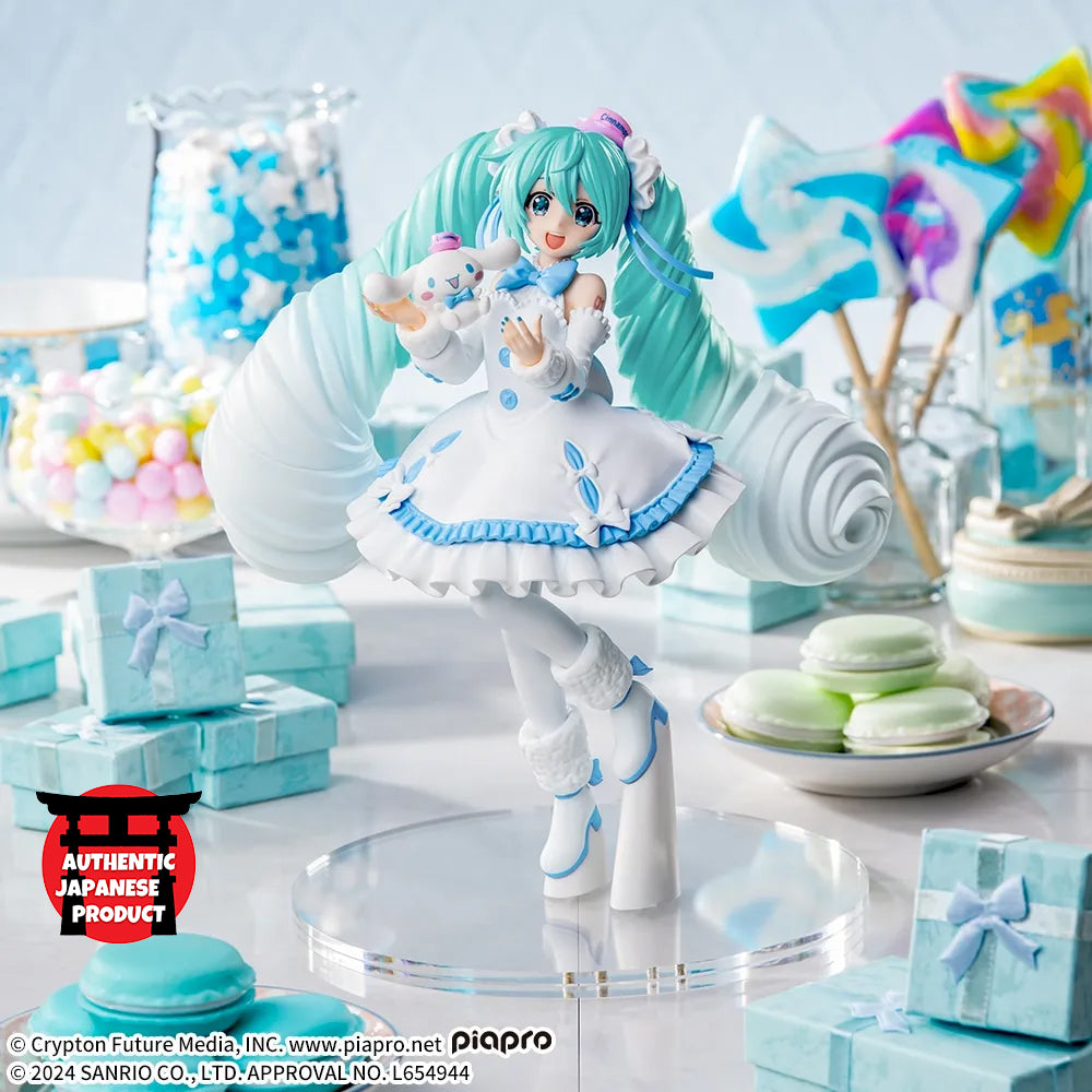 HATSUKE MIKU Series Luminasta "HATSUKE MIKU x CINNAMOROLL" White Dress Ver.