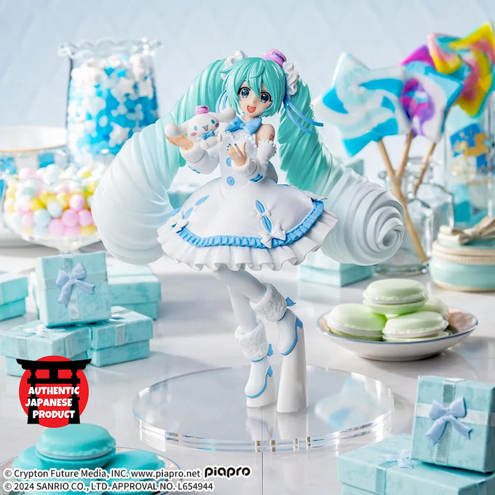 HATSUKE MIKU Series Luminasta "HATSUKE MIKU x CINNAMOROLL" White Dress Ver.