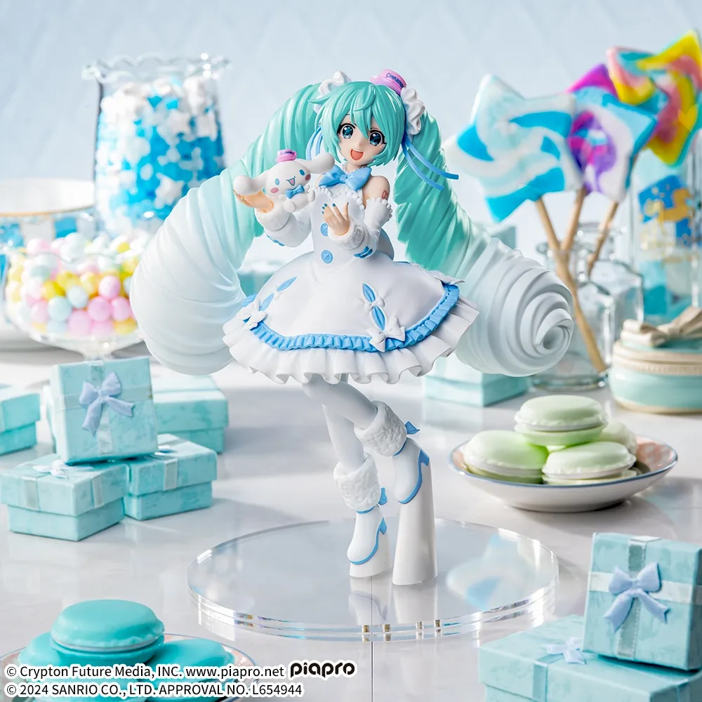 HATSUKE MIKU Series Luminasta "HATSUKE MIKU x CINNAMOROLL" White Dress Ver.