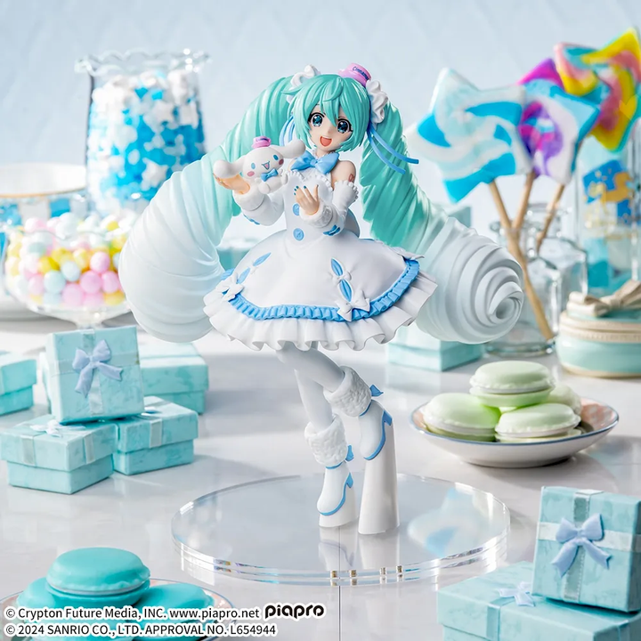 HATSUKE MIKU Series Luminasta "HATSUKE MIKU x CINNAMOROLL" White Dress Ver.