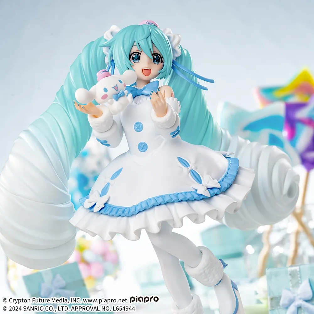 HATSUKE MIKU Series Luminasta "HATSUKE MIKU x CINNAMOROLL" White Dress Ver.