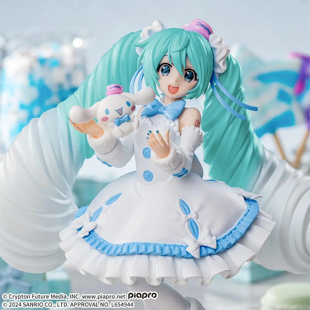 HATSUKE MIKU Series Luminasta "HATSUKE MIKU x CINNAMOROLL" White Dress Ver.