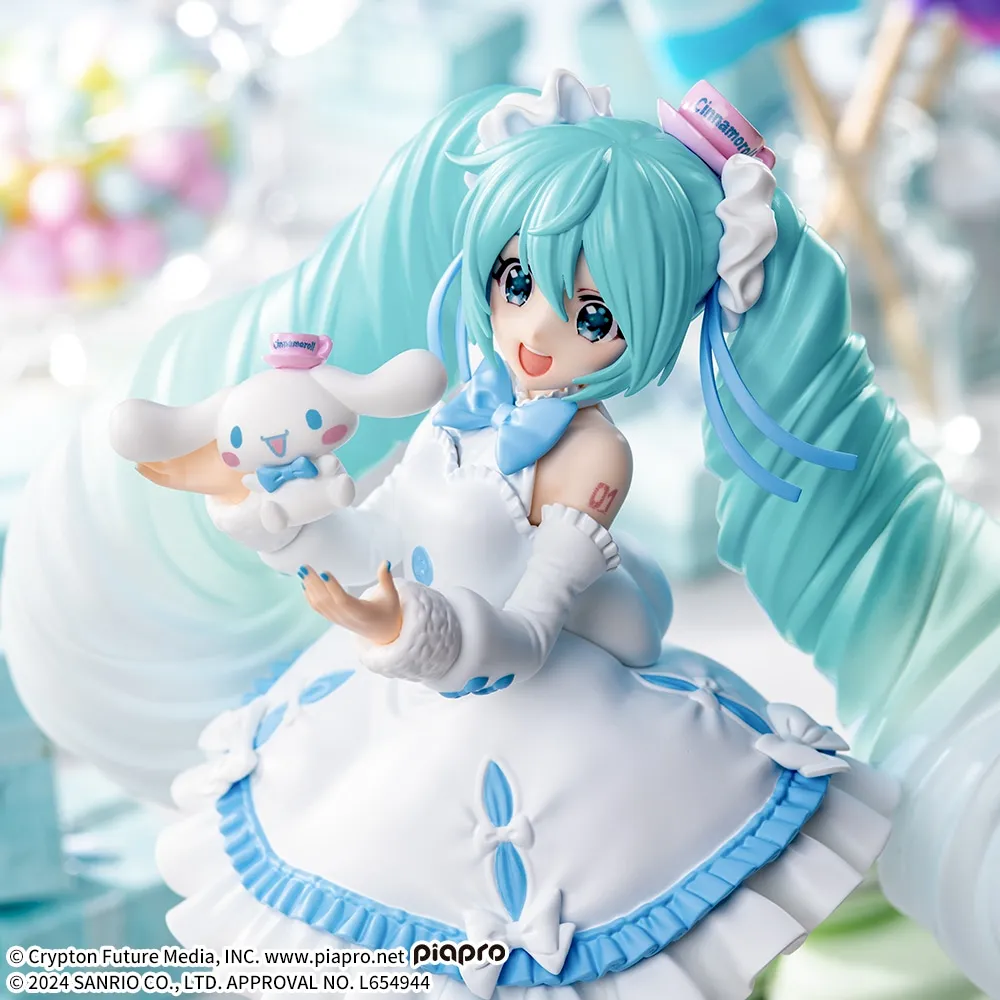 HATSUKE MIKU Series Luminasta "HATSUKE MIKU x CINNAMOROLL" White Dress Ver.