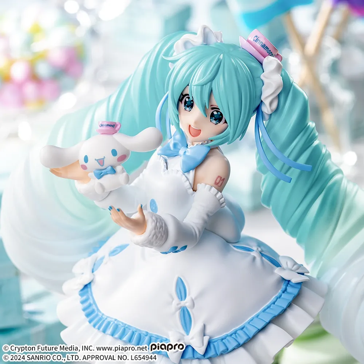 HATSUKE MIKU Series Luminasta "HATSUKE MIKU x CINNAMOROLL" White Dress Ver.
