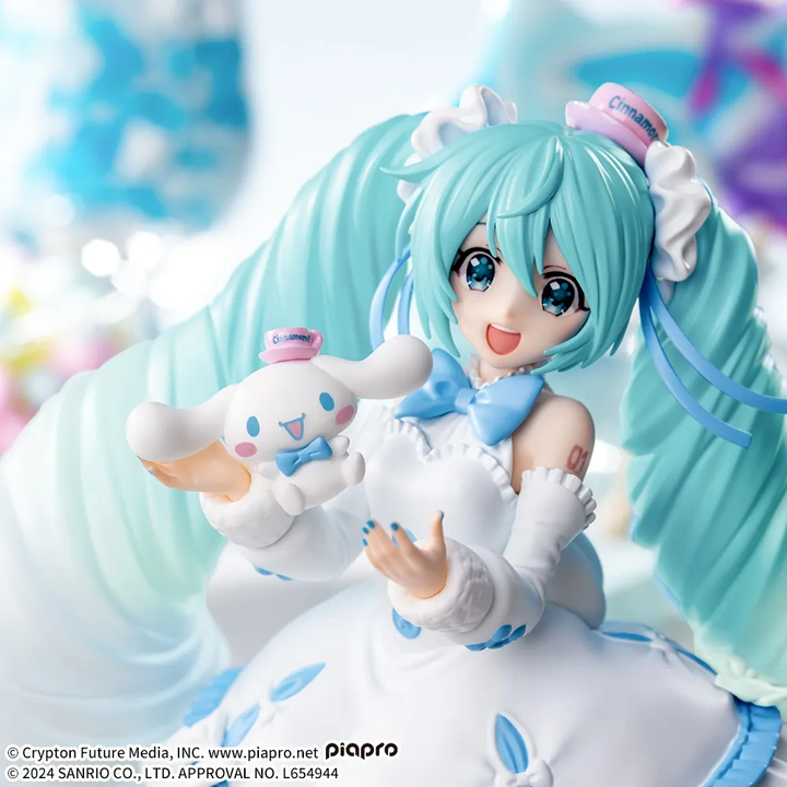 HATSUKE MIKU Series Luminasta "HATSUKE MIKU x CINNAMOROLL" White Dress Ver.