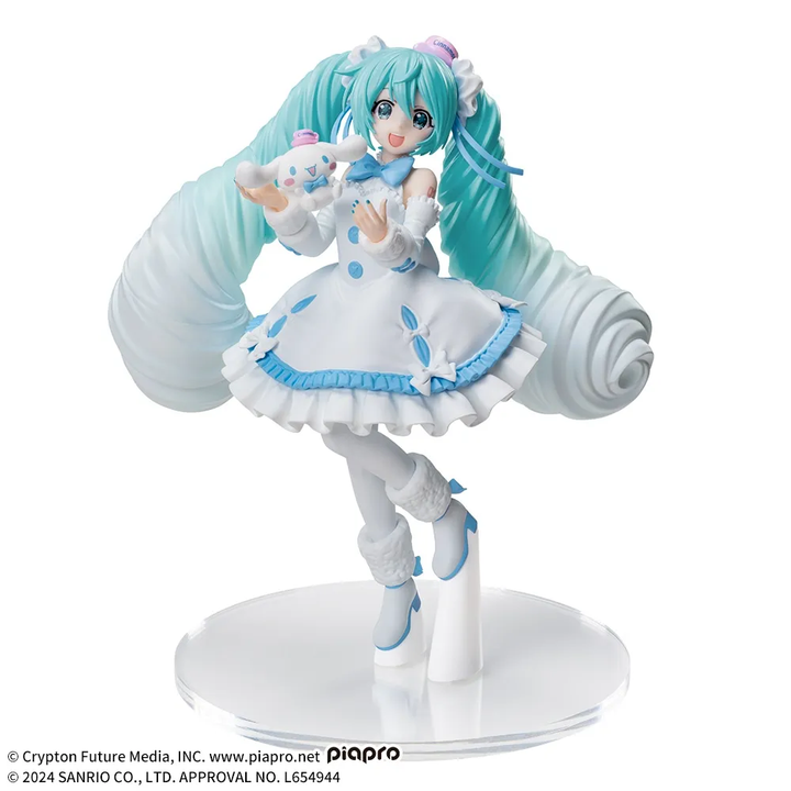 HATSUKE MIKU Series Luminasta "HATSUKE MIKU x CINNAMOROLL" White Dress Ver.