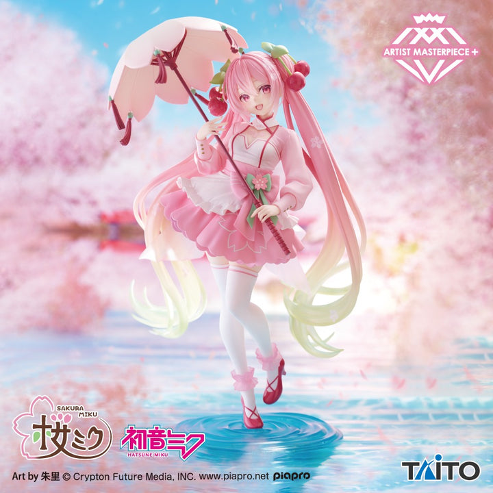 HATSUNE MIKU SAKURA MIKU Amp+ Figure ~Sakura Dress ver.