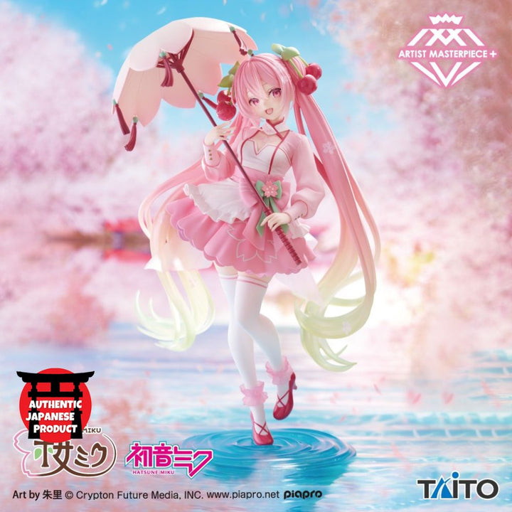 HATSUNE MIKU SAKURA MIKU Amp+ Figure ~Sakura Dress ver.