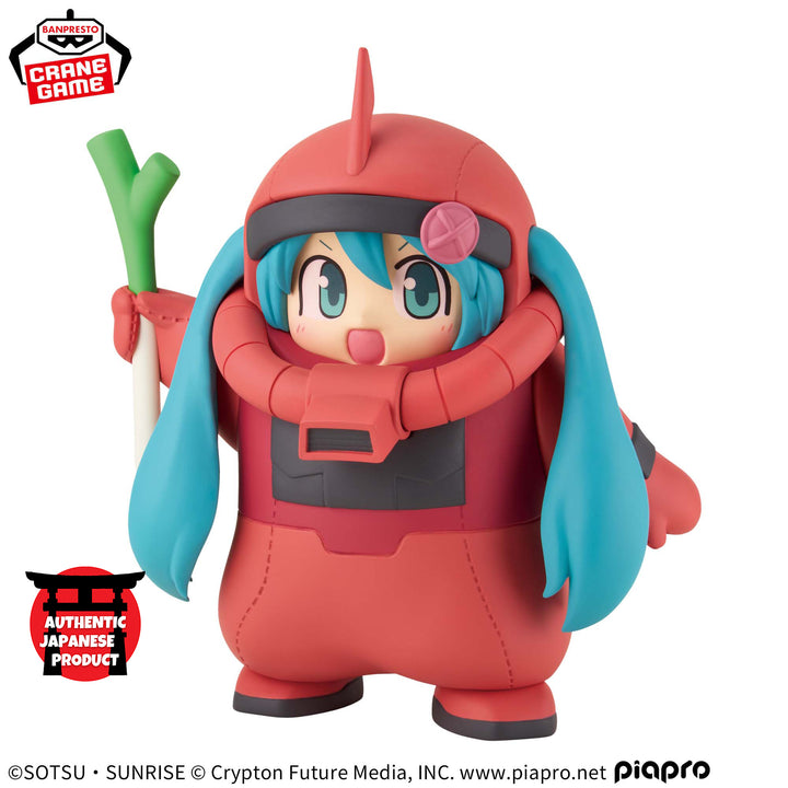 GUNDAM 45th Anniversary x HATSUKE MIKU Figure Char&