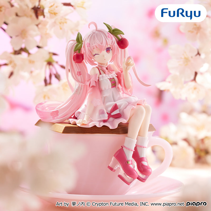HATSUNE MIKU Noodle Stopper Figure -SAKURA MIKU2025 Wink-