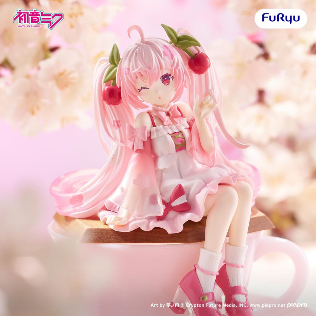 HATSUNE MIKU Noodle Stopper Figure -SAKURA MIKU2025 Wink-