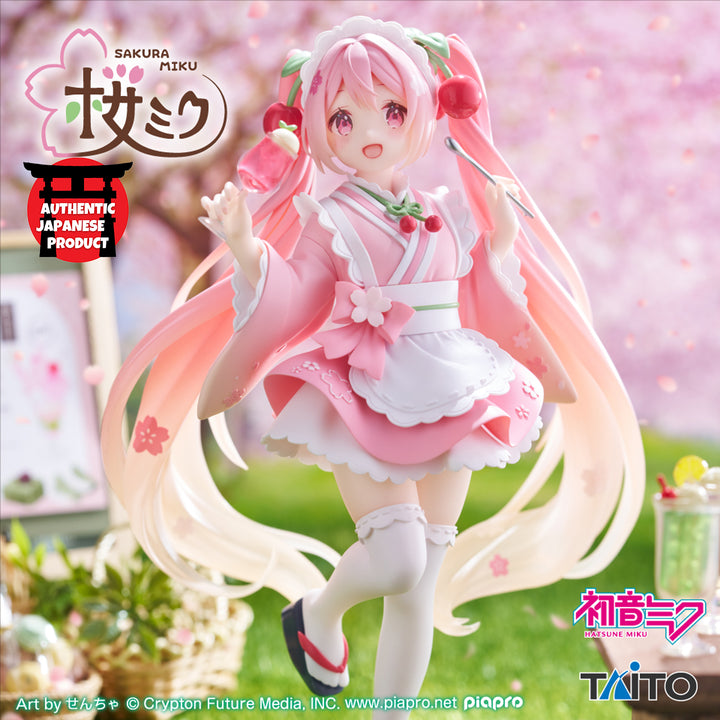 SAKURA MIKU Coreful Figure ~Newly Illustrated Japanese-style Cafe ver.~