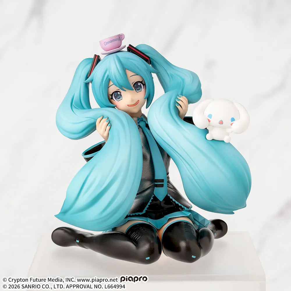 HATSUNE MIKU x Cinnamoroll Chokonose Premium Figure -HATSUNE MIKU x Cinnamoroll- Mofutto ver.