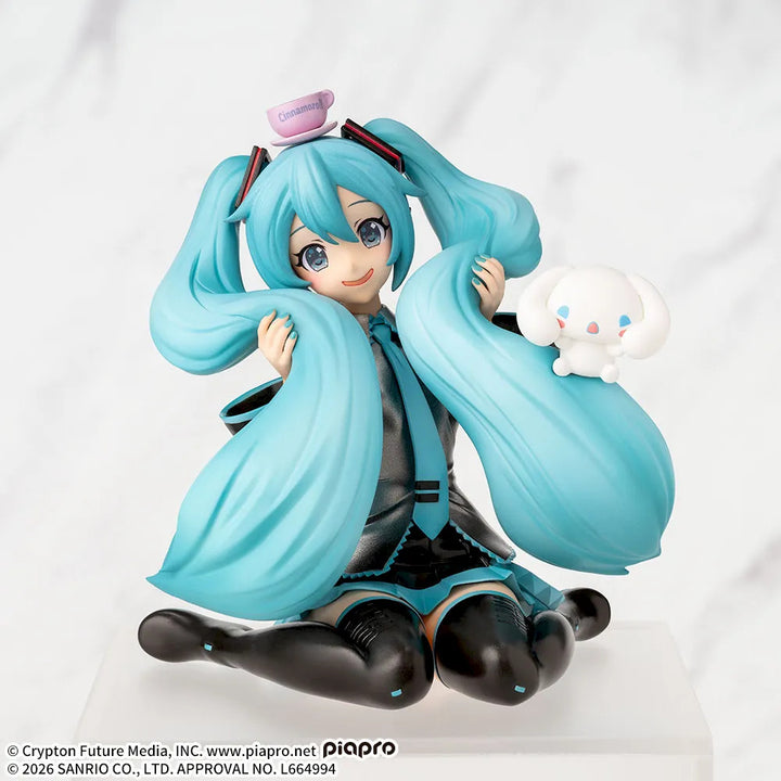 HATSUNE MIKU x Cinnamoroll Chokonose Premium Figure -HATSUNE MIKU x Cinnamoroll- Mofutto ver.