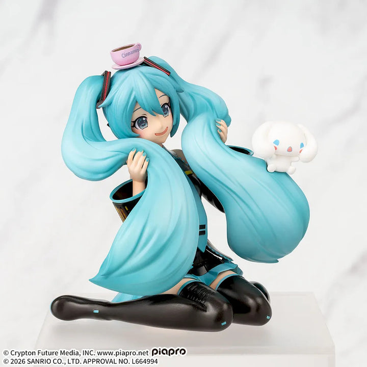 HATSUNE MIKU x Cinnamoroll Chokonose Premium Figure -HATSUNE MIKU x Cinnamoroll- Mofutto ver.