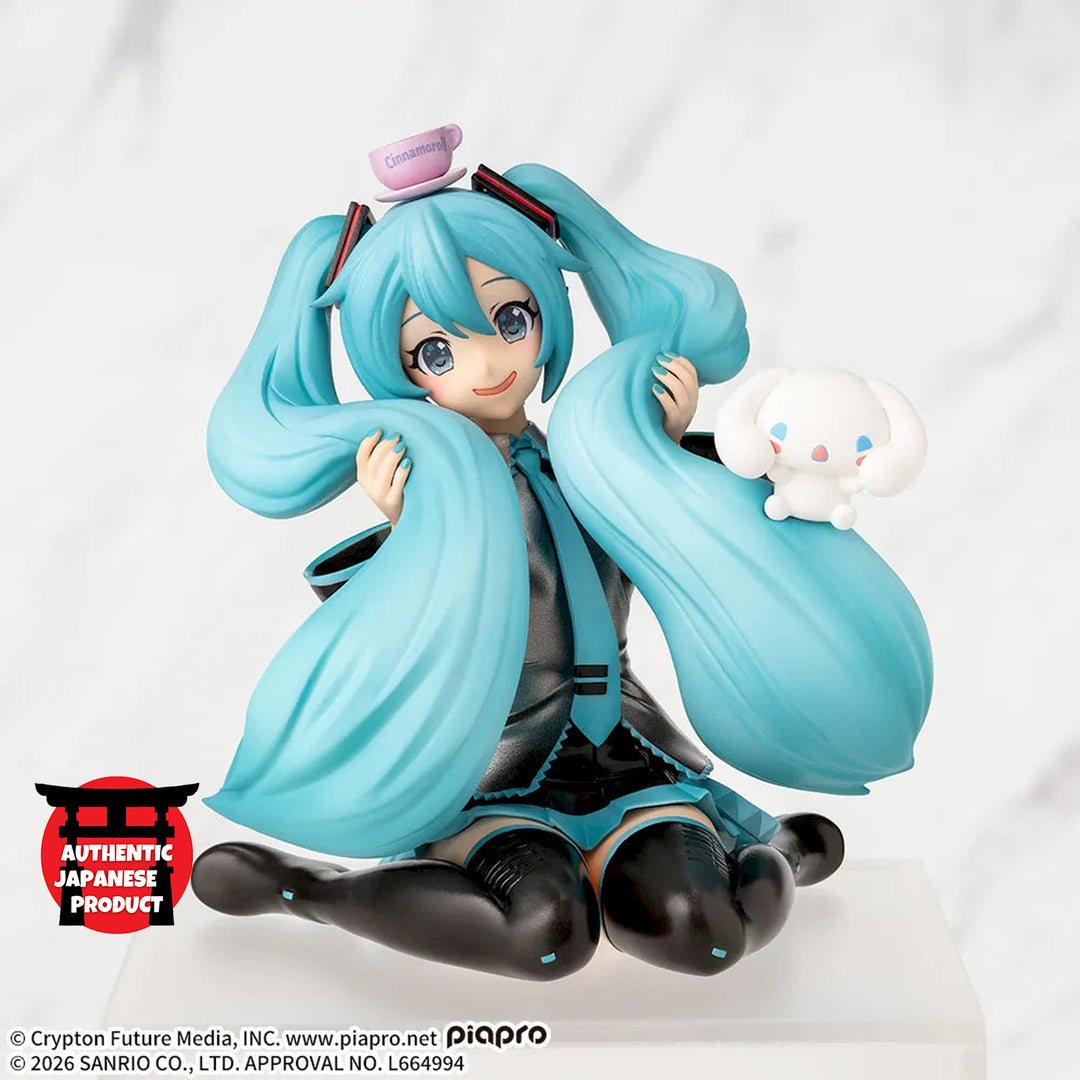 HATSUNE MIKU x Cinnamoroll Chokonose Premium Figure -HATSUNE MIKU x Cinnamoroll- Mofutto ver.