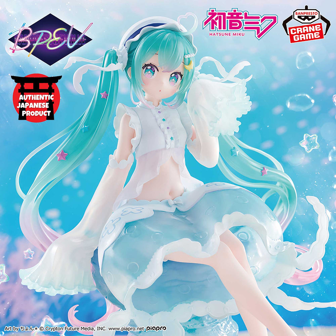 HATSUNE MIKU BANPRESTO EVOLVE  Clearluxe -Jellyfish- Figure