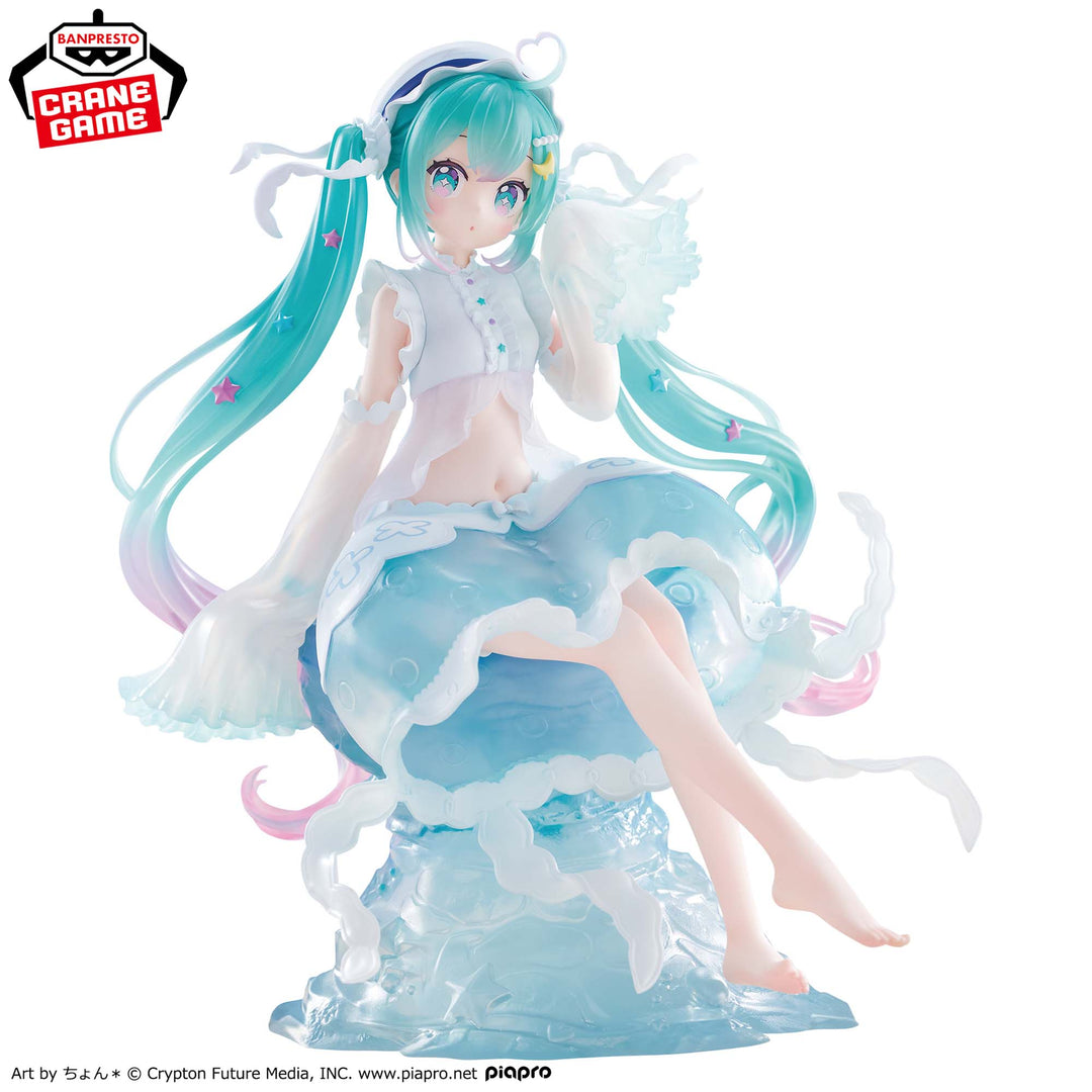 HATSUNE MIKU BANPRESTO EVOLVE  Clearluxe -Jellyfish- Figure