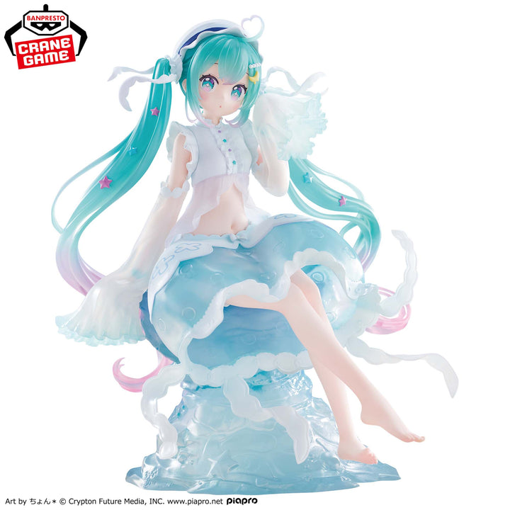 HATSUNE MIKU BANPRESTO EVOLVE  Clearluxe -Jellyfish- Figure