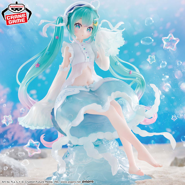 HATSUNE MIKU BANPRESTO EVOLVE  Clearluxe -Jellyfish- Figure