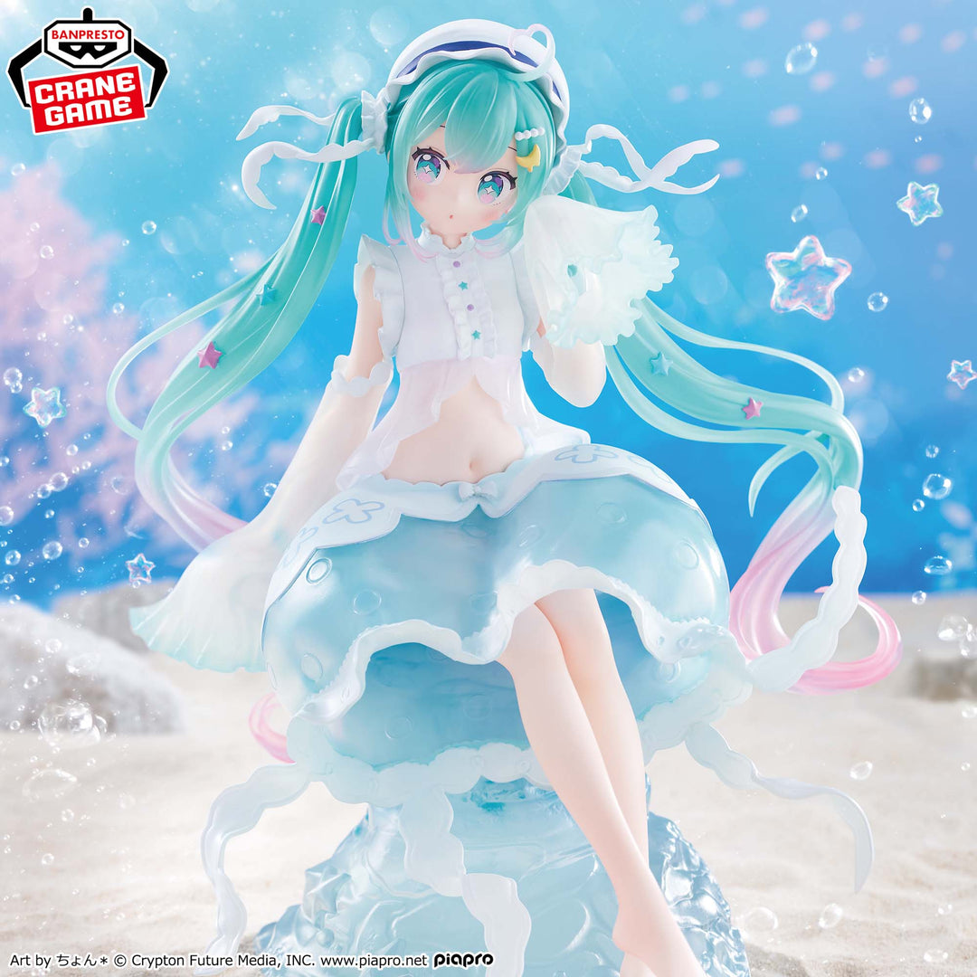 HATSUNE MIKU BANPRESTO EVOLVE  Clearluxe -Jellyfish- Figure