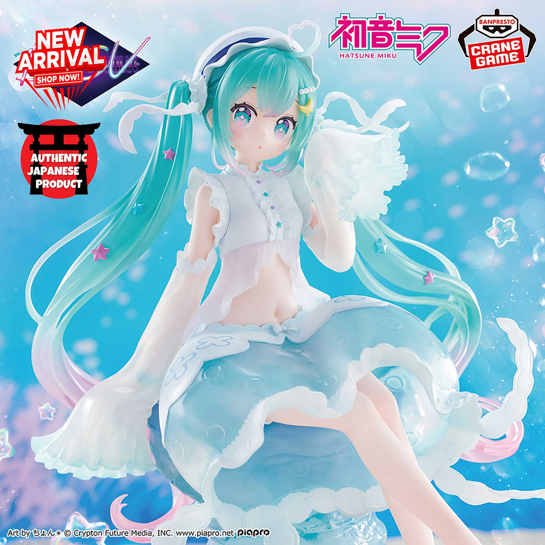 HATSUNE MIKU BANPRESTO EVOLVE  Clearluxe -Jellyfish- Figure